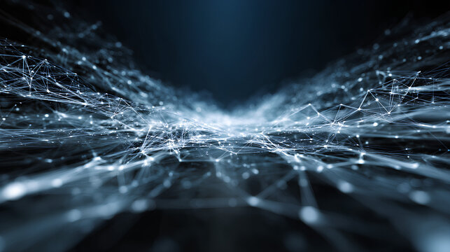 Big data technology data science analysis artificial intelligence generative ai deep learning machine learning algorithm neural flow network analytics innovation abstract futuristic. 3d rendering.  - Powered by Adobe