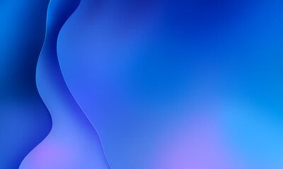 Abstract blue wave design with a smooth curve pattern for a futuristic technology backdrop