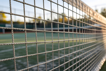 Obraz premium padel tennis or tennis net texture close up