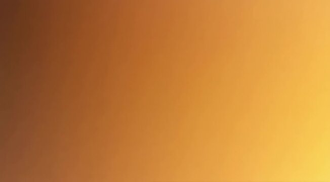 A warm gradient starting with dark brown, fading into gold and finally into bright yellow, like the colors of a sunset  