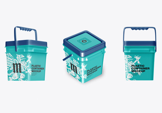 Plastic Container Mockup