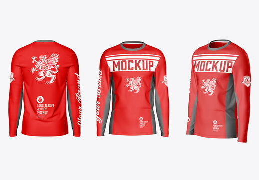 Long Sleeve Jersey Mockup
