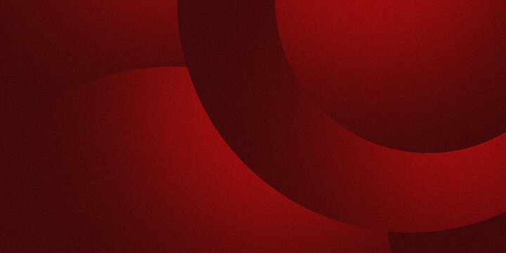 Abstract monochromatic burgundy with noise grain texture. Overlapping circle curve pattern