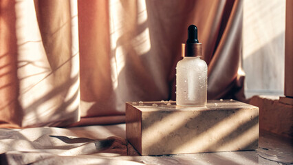 minimalist skincare still life