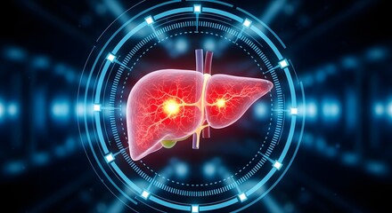 World Hepatitis Day Digital Visualization of Liver Disease Diagnosis Using Advanced Medical Imaging Technology in a Clinical Environment