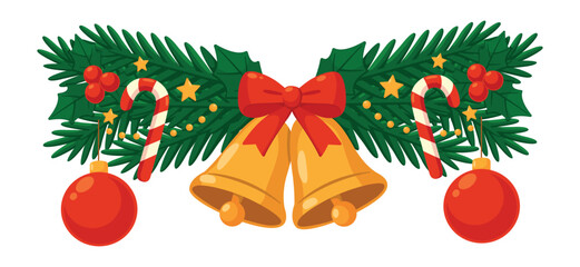 Christmas decoration new year branch