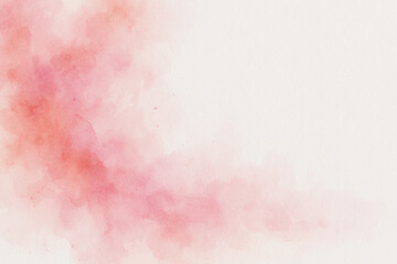 Obraz premium Soft Pink Watercolor Background