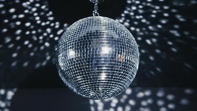 Swirling Sphere of Light, A Mesmerizing Dance of Reflections and Shadows