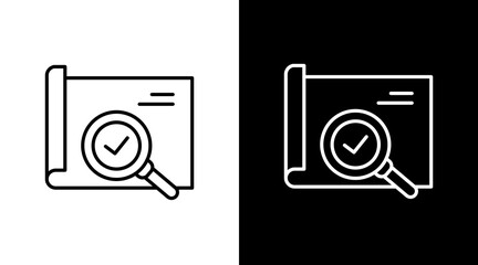 Project Scope  White Icon Set Design