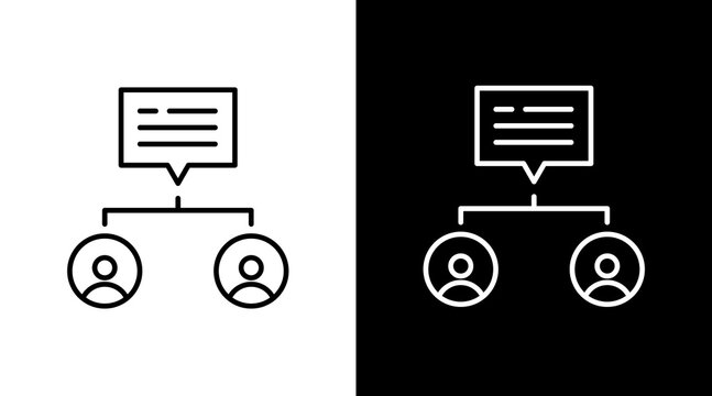 Task Assignment  White Icon Set Design