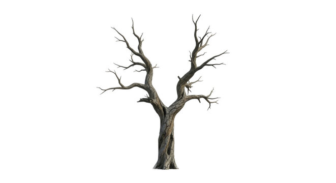  Bare withered gnarled tree branches on a transparent background PNG image PNG file