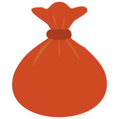 Illustration of Santa Sinterklaas Gift Bag