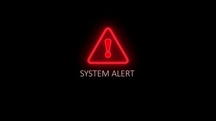 System alert icon with binary code background. The attention grabbing icon highlights the importance of digital safety in today's interconnected world.