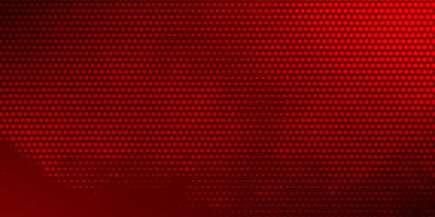 Red gradient with halftone abstract background for backdrop or presentation. red dot background.