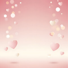 Soft Pink Valentine Background