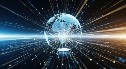 Fototapeta premium abstract blue background