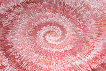 ピンク色の渦巻き状の背景