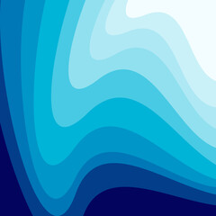 Geometric background with blue palette vector illustration	
