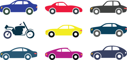 Editable and scalable eps files.  car vector . business card