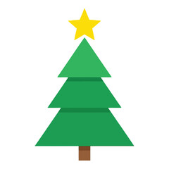 Christmas tree with star