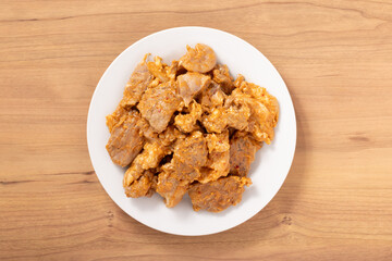 ［国産豚］ミックスホルモン　味噌味