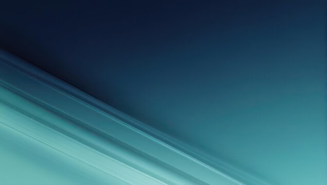 Abstract Blue and Green Gradient Background with Dynamic Diagonal Lines.