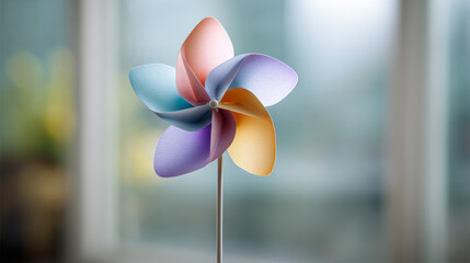 Colorful Petal with Smooth Surface and Subtle Gradients