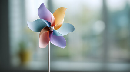 Colorful Petal with Smooth Surface and Subtle Gradients