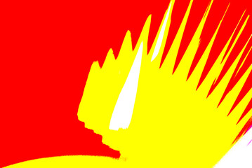 Light effects on the mirror surface, geometric flames, abstract wallpaper