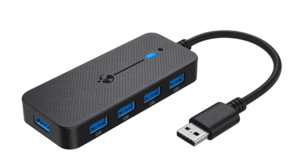 Professional USB hub provides multiple connectivity for accessories