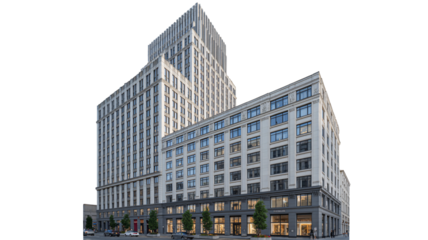 Contemporary architecture showcases urban design innovation