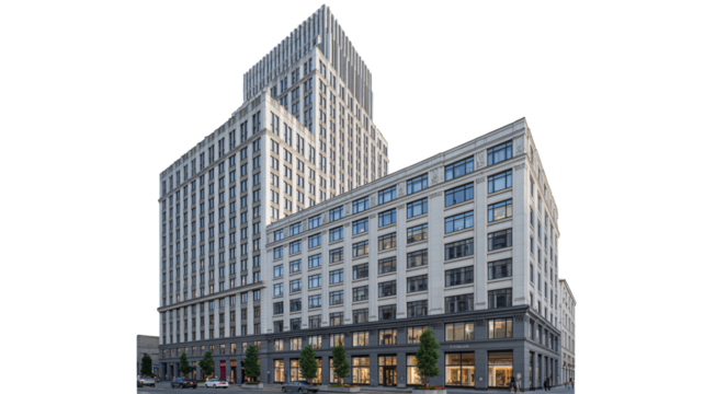 Contemporary architecture showcases urban design innovation