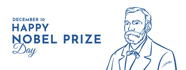 Man celebrates Nobel Prize Day with festive cheer