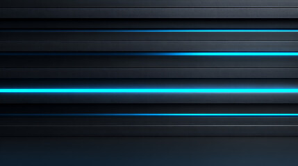 Modern abstract design with vibrant blue neon light stripes, perfect for technology, futuristic, and digital concepts with a sleek, sophisticated feel