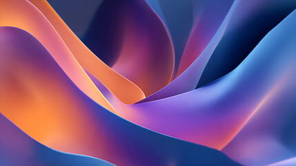 Dynamic abstract art with flowing curves and vibrant colors, ideal for modern design projects and creative branding