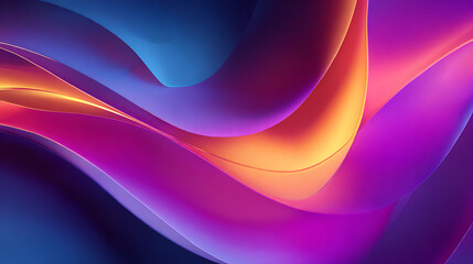 Dynamic abstract art with vibrant colors and flowing shapes for modern design projects, creating a sense of energy and visual impact