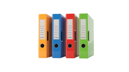 Organize your life with vibrant, modern binders for efficient storage