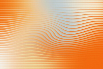Illustration of abstract orange and blue background with wavy lines and a smooth texture
