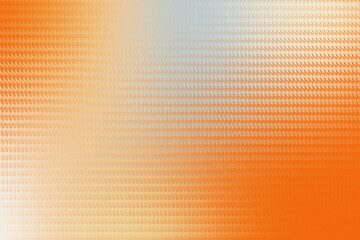 Illustration of abstract orange and white gradient background with small lines pattern