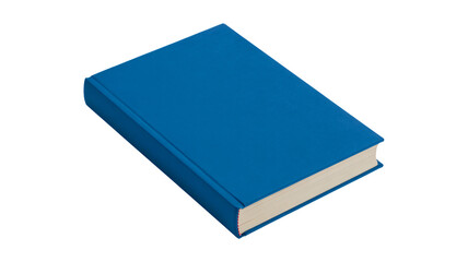 Elegant blue hardcover book ready for your next story or knowledge