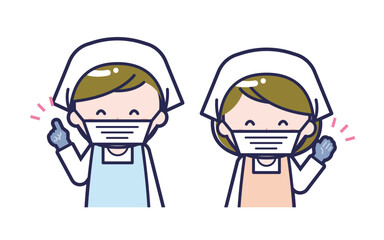 調理員／2人組／男女 01