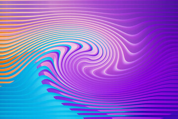 Illustration of swirling abstract background with vibrant colors and smooth lines for design