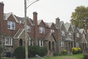 Urban Brick and Stone Row Homes