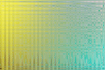 Illustration of abstract background with yellow and blue gradient and horizontal lines pattern