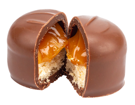 Milk Chocolate Bars Isolated on White Background