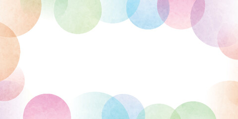 カラフル　フレーム　和柄　模様　背景