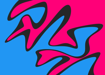 Abstract background with wavy line pattern and with some copy space area