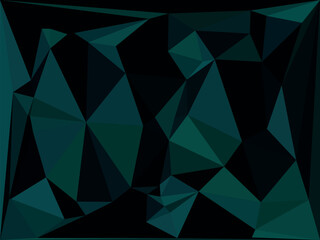 Fototapeta premium Abstract Low Poly Gemstone Crystal Polygon Background
