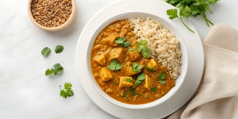 Dhansak with Brown Rice