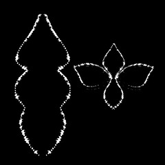 Elegant white floral designs offer a modern, minimalist aesthetic for artistic projects, creating stunning patterns for fashion, fabric, and digital art